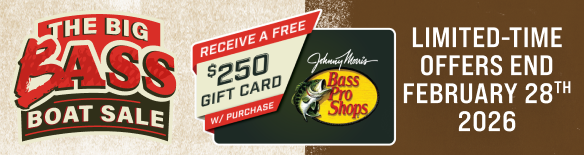The Big Bass Boat Sale Gift Card Offer