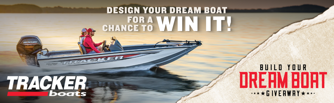 TRACKER® Dreamboat Giveaway – Enter To Win Your Dream Fishing Boat