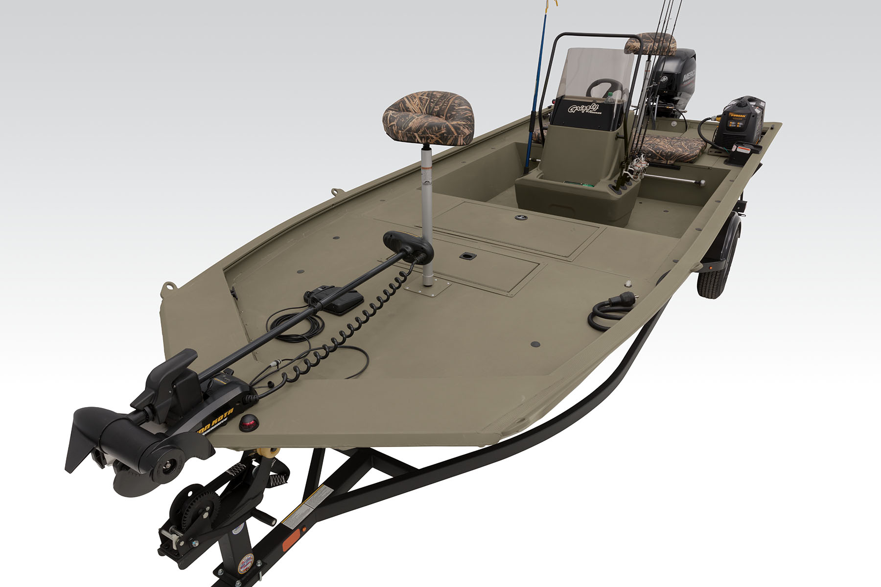 GRIZZLY 1860 CC Sportsman TRACKER Welded Jon Boat