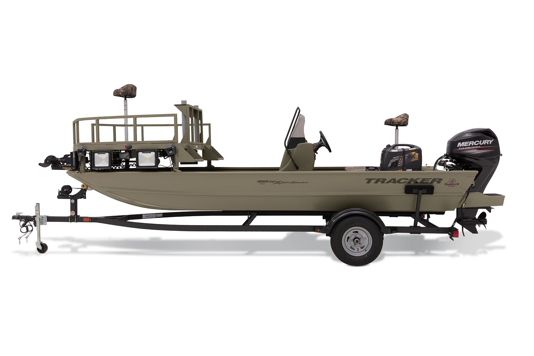 GRIZZLY 1860 CC Sportsman - TRACKER Welded Jon Boat