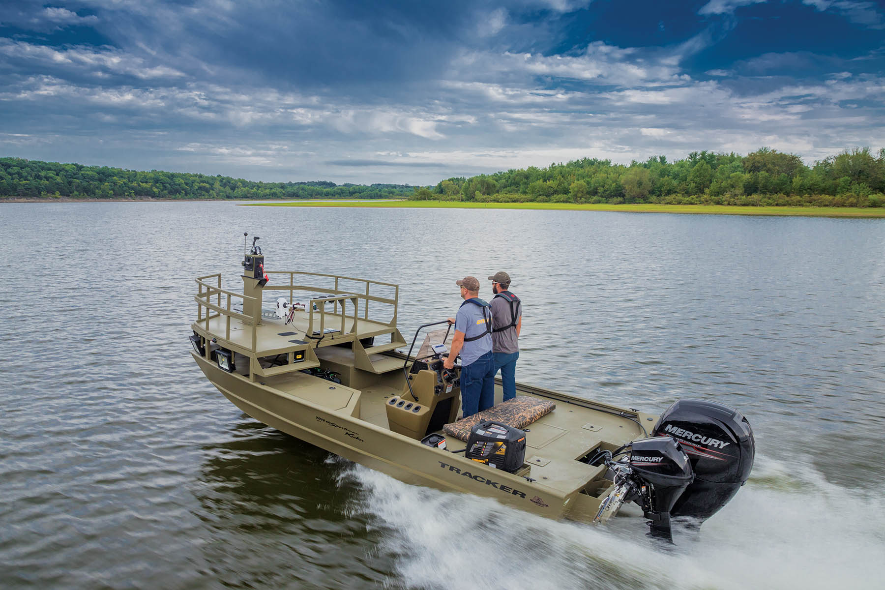 raised bow deck