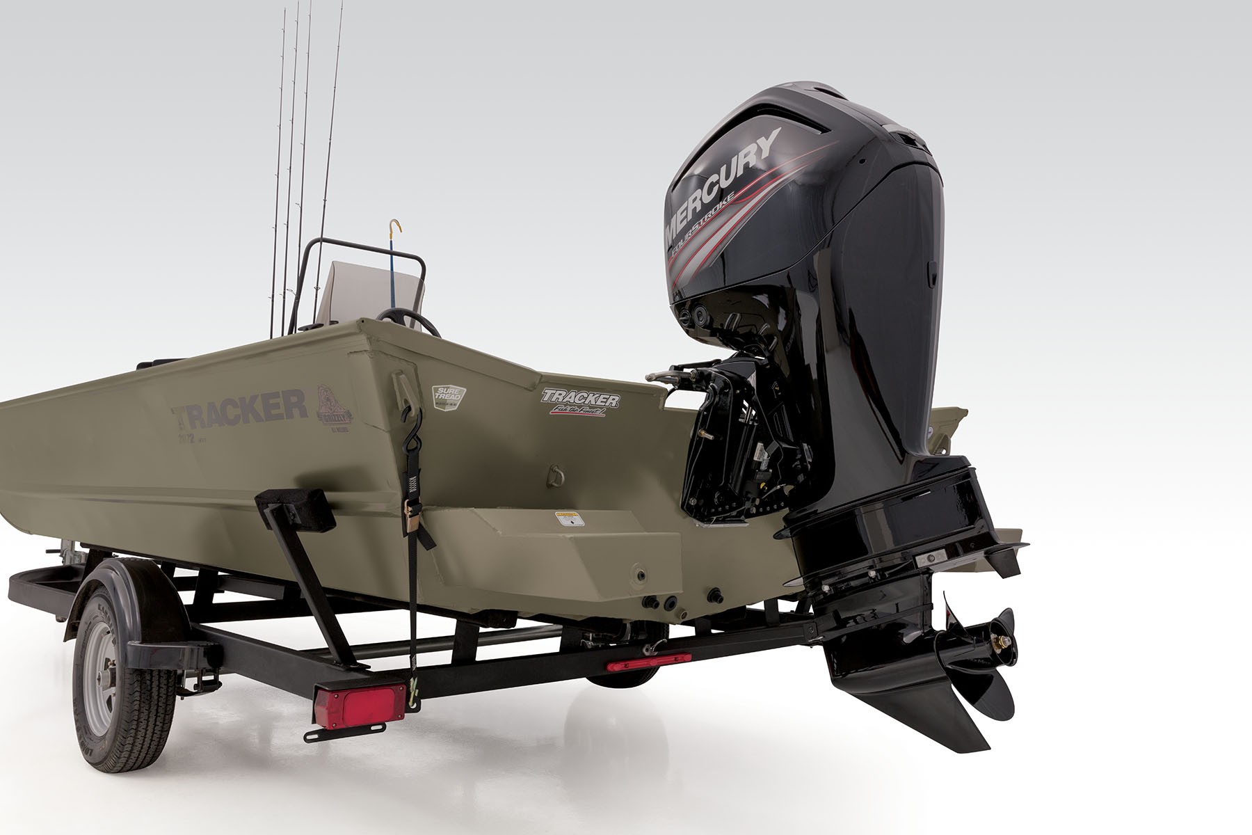 GRIZZLY 2072 CC TRACKER Welded Jon Boat