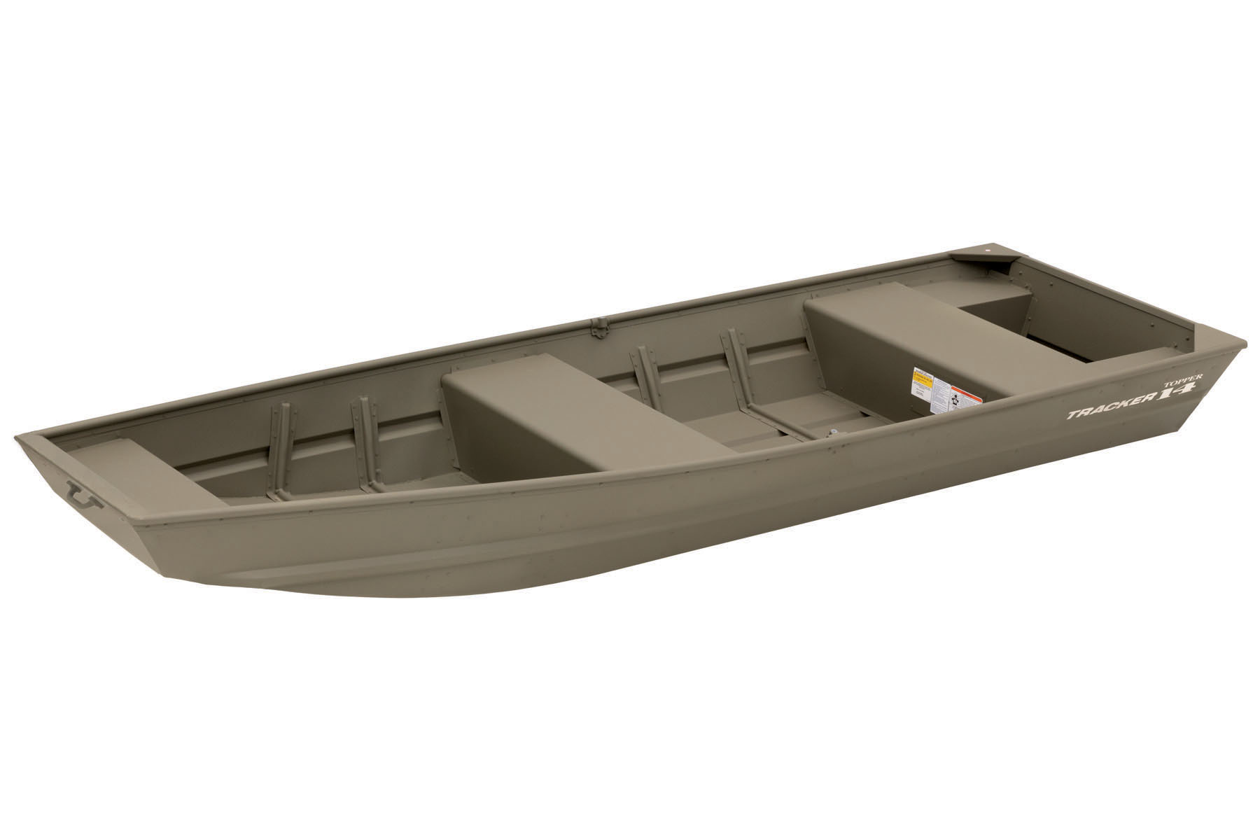 topper 1436 - tracker flat bottom jon boat