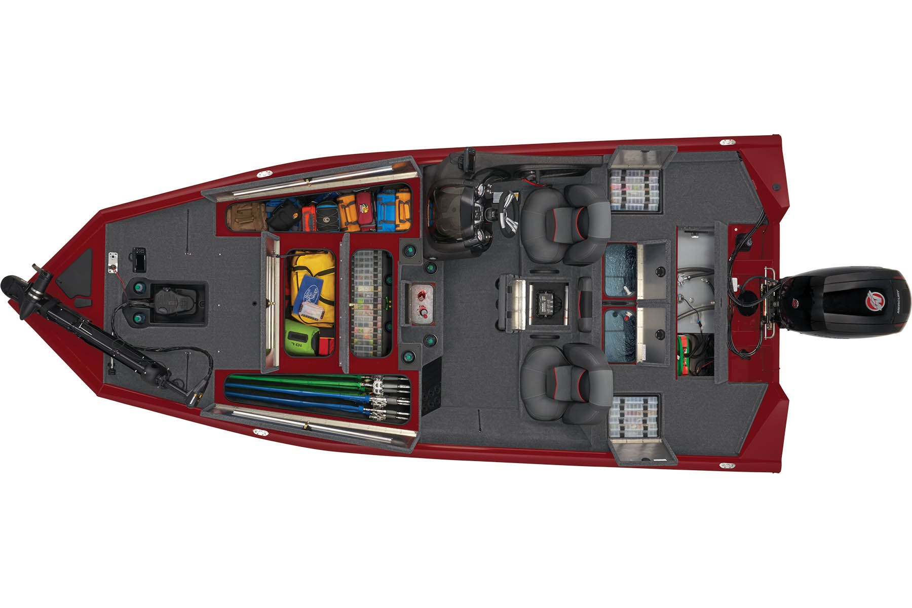 PRO TEAM 195 TXW Tournament Edition - TRACKER Mod V Bass Boat