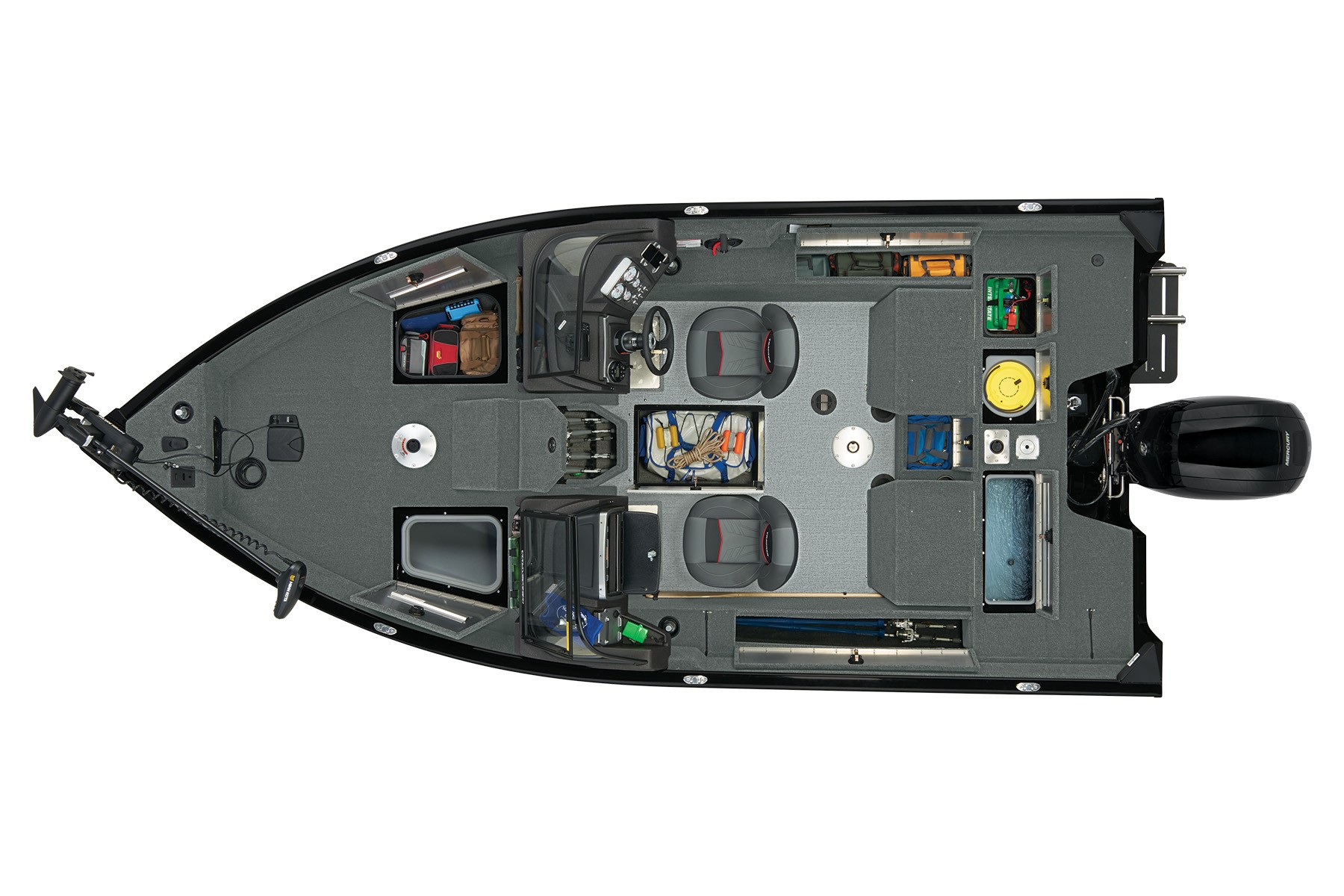 PRO GUIDE V-175 Combo - TRACKER Deep V Fish and Ski Boat