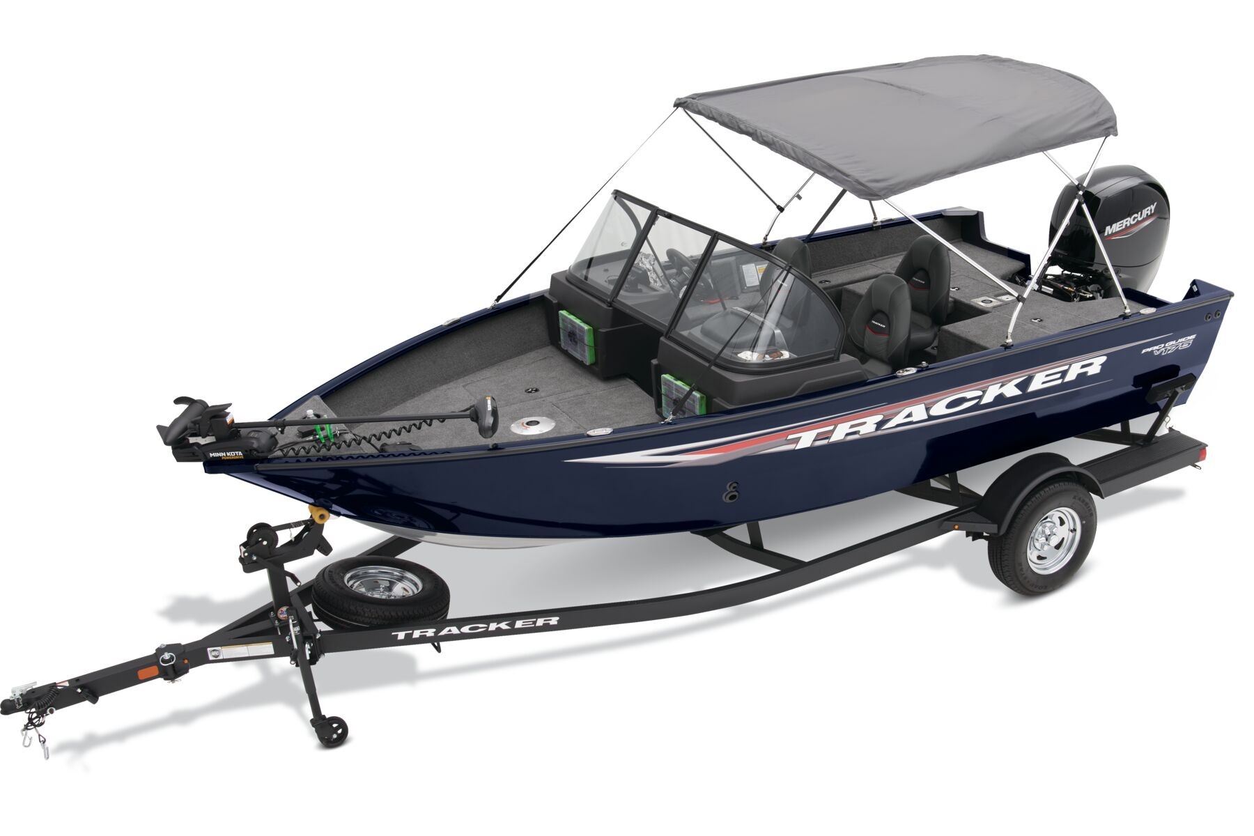 TRACKER PRO GUIDE V-175 Combo | 17ft. 7in. Deep V Fish and Ski Boat