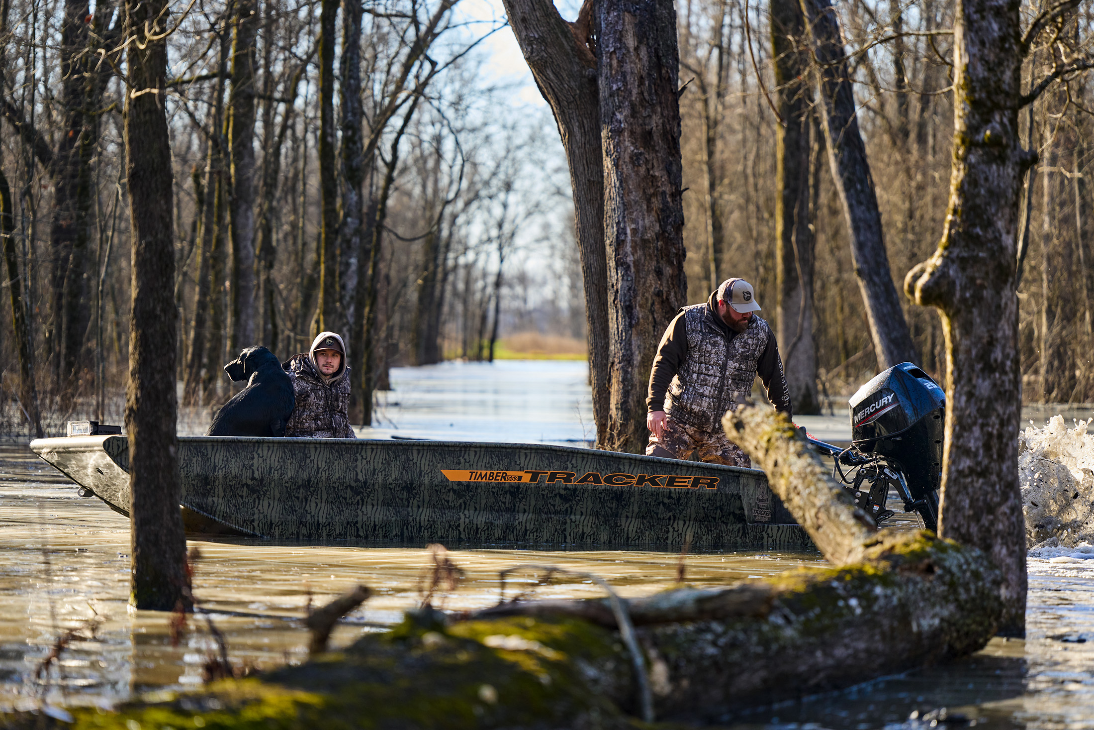 Tracker 1553 Timber Duck Boat